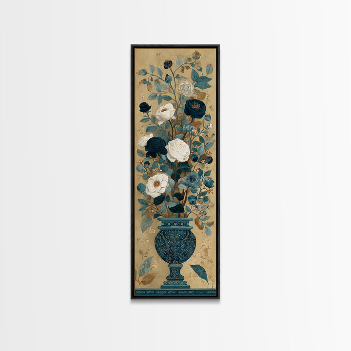 Ch Teau Garden Urn Canvas Print, French Country Art, French Country, Farmhouse Decor, Watercolor Art, Country, FCA-1x3-7