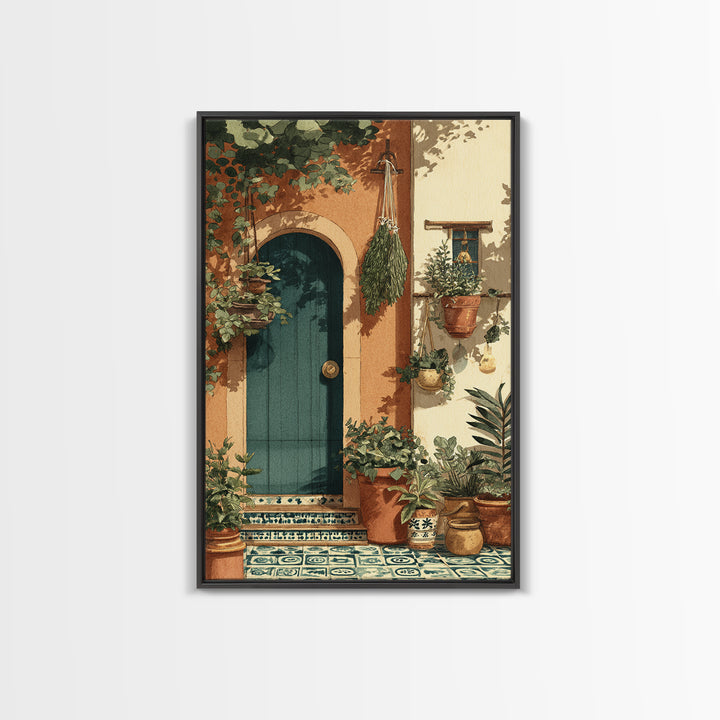 Farmhouse Kitchen Herbs Tied Canvas Print, French Country Art, Fine Art Print, Farmhouse Decor, Country, Digital Prints, FCA-2x3-45