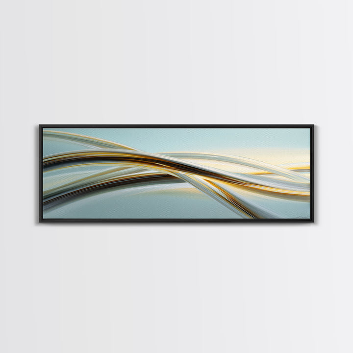 Jump Rope Movement Captured as Curved Lines Canvas Print, Fitness Studio Art, Gym Decor, Abstract Art, Motion, FSA-3x1-50