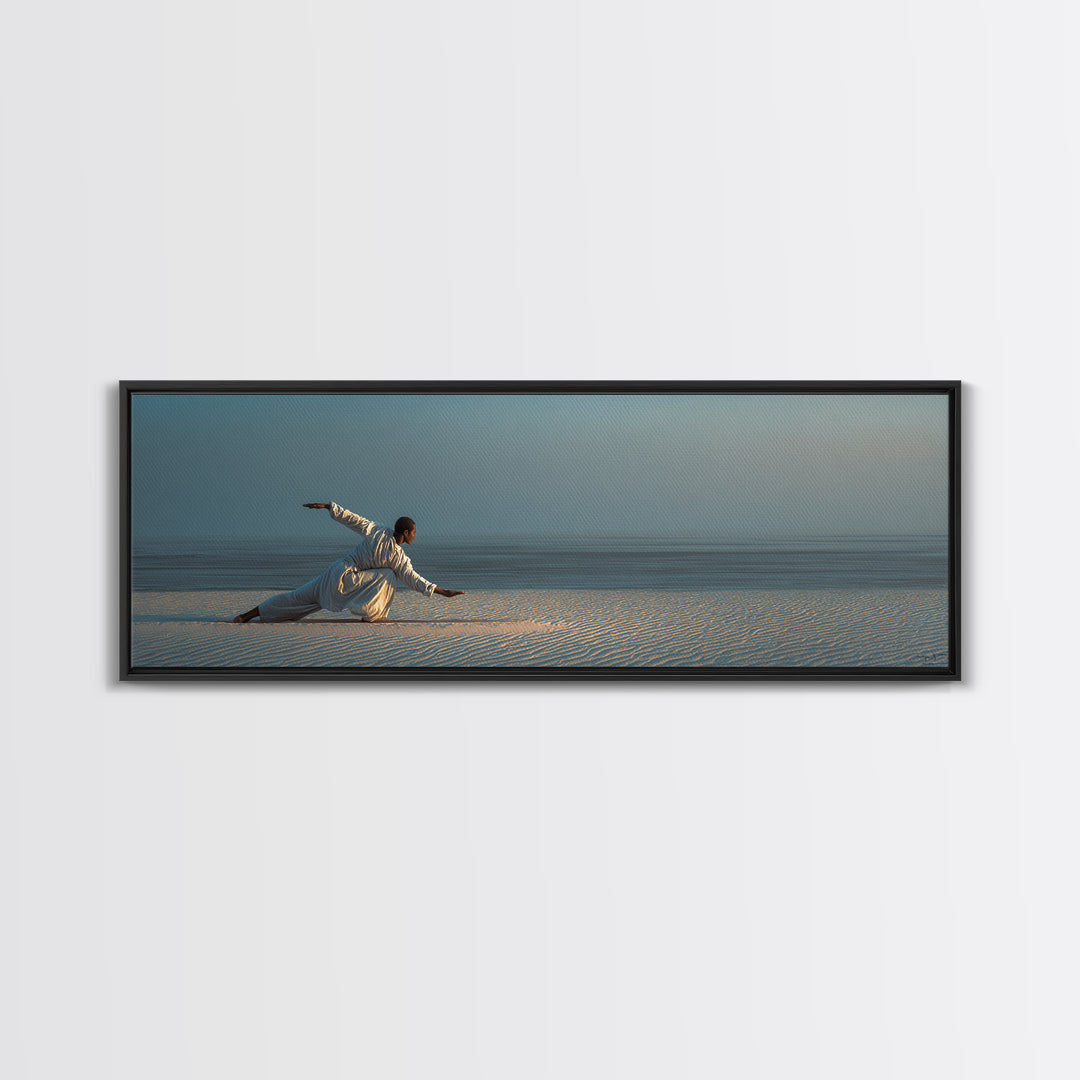 Sprinter Start Position Canvas Print, Fitness Studio Art, Statement Artwork, Gym Decor, Fine Art, Motion, Large Wall Art, FSA-3x1-78