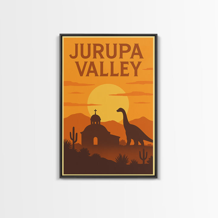 Jurupa Valley California Travel Poster, Canvas Print, Gold Art Deco Poster Art, Jurupa Valley Art Print, Wanderlust Decor, Travel Wall Decor