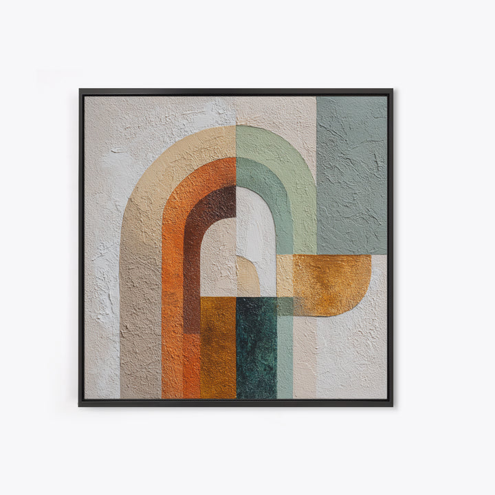 Warm Abstract Arches Canvas Print, Guest Bedroom Art, Framed Wall Art, Bedroom Decor, Fine Art, Guest, Farmhouse Wall Decor, GBA-1x1-3