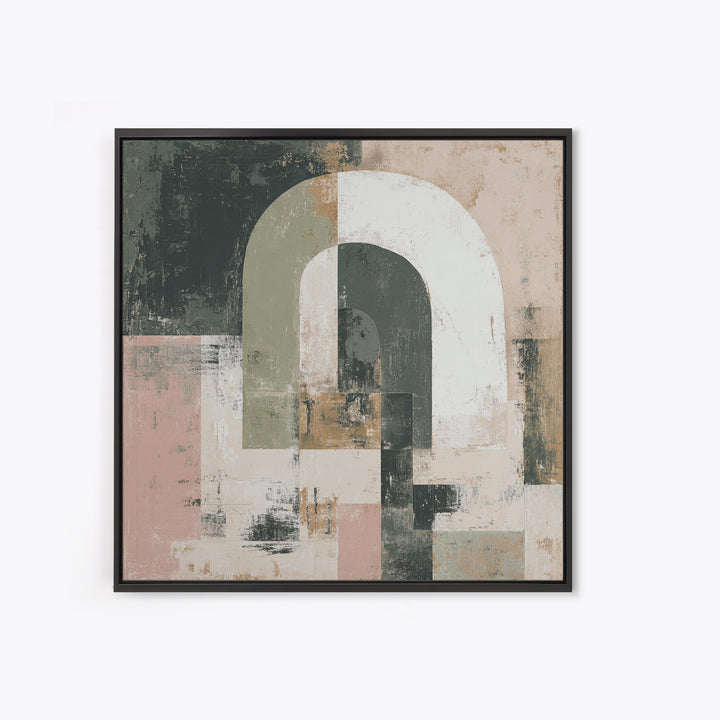 Warm Abstract Arches Canvas Print, Guest Bedroom Art, Wall Art, Bedroom Decor, Fine Art, Guest, New Home Gift, Printable Art, GBA-1x1-99
