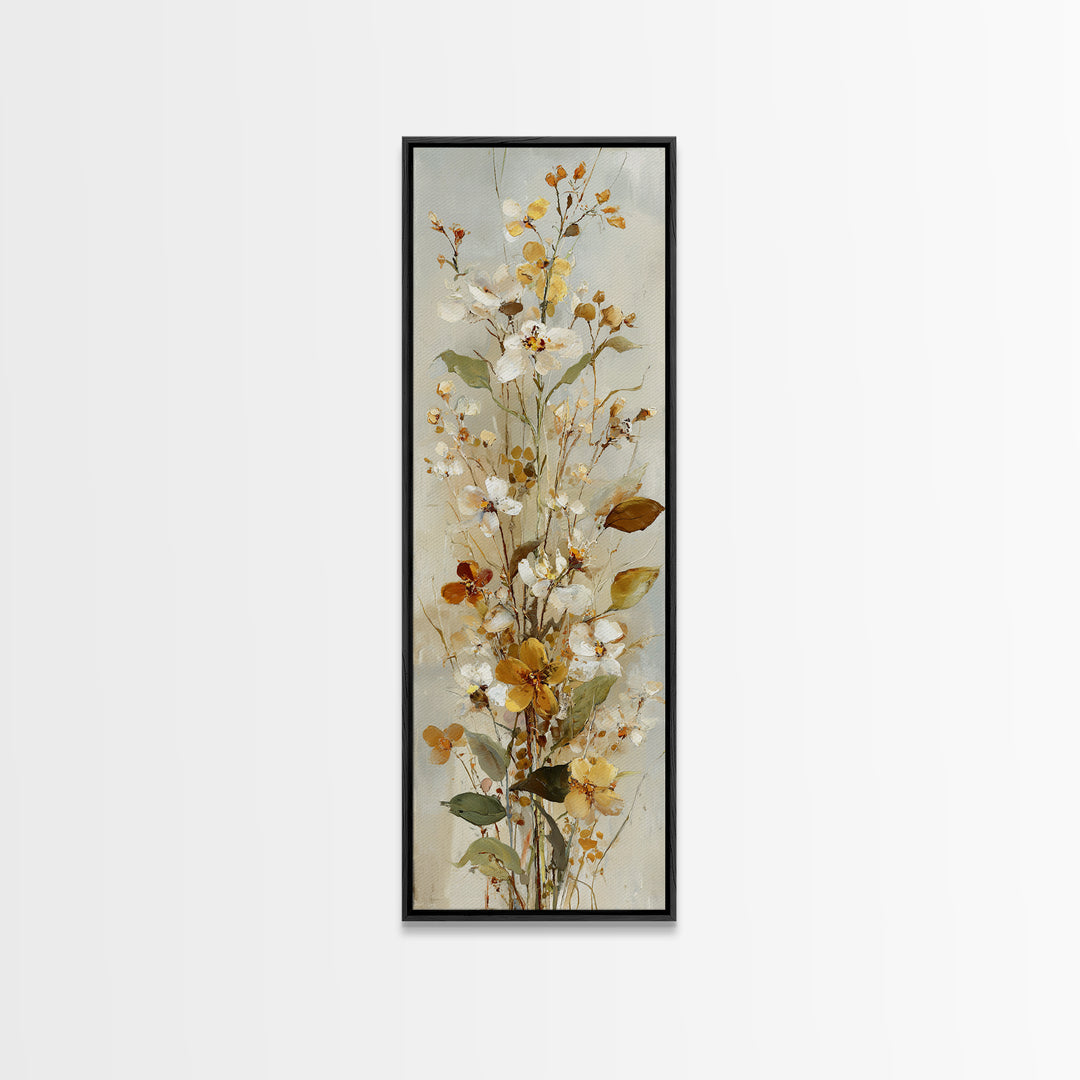 Small Bird Pair on Flowering Branch Canvas Print, Guest Bedroom Art, Digital Prints, Bedroom Decor, Oil Painting, Guest, GBA-1x3-40