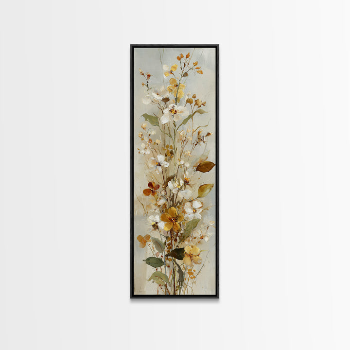 Small Bird Pair on Flowering Branch Canvas Print, Guest Bedroom Art, Digital Prints, Bedroom Decor, Oil Painting, Guest, GBA-1x3-40