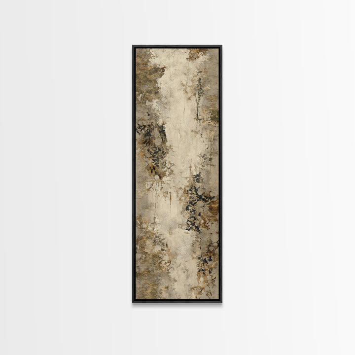 Warm Terracotta Shapes Canvas Print, Guest Bedroom Art, Gallery Decor, Bedroom Decor, Fine Art, Guest, Contemporary Art, GBA-1x3-82