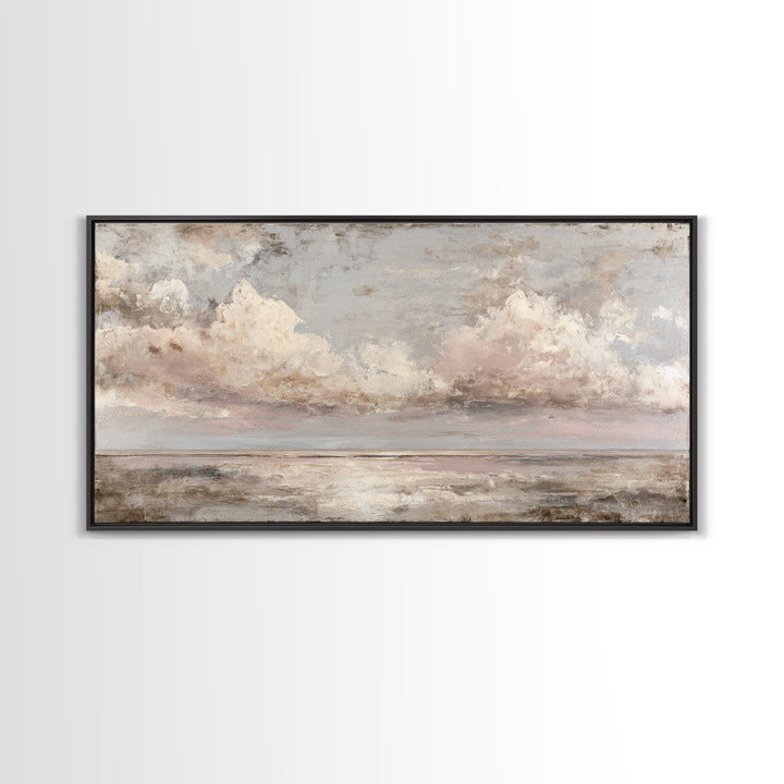 Abstract Woven Texture Framed Canvas Print, Guest Bedroom Art, Art Print, Bedroom Decor, Abstract Art, Guest, Home, GBA-2x1-10