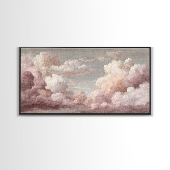 Abstract Woven Texture Framed Canvas Print, Guest Bedroom Art, Art Print, Bedroom Decor, Abstract Art, Guest, Home, GBA-2x1-34
