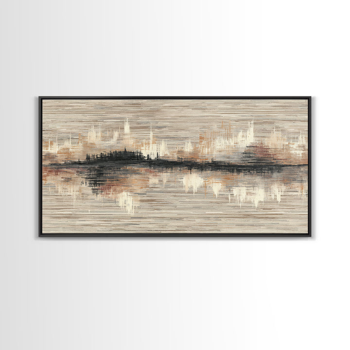 Abstract Woven Texture Canvas Print, Guest Bedroom Art, Wall Art, Bedroom Decor, Abstract Art, Guest, New Home Gift, GBA-2x1-58