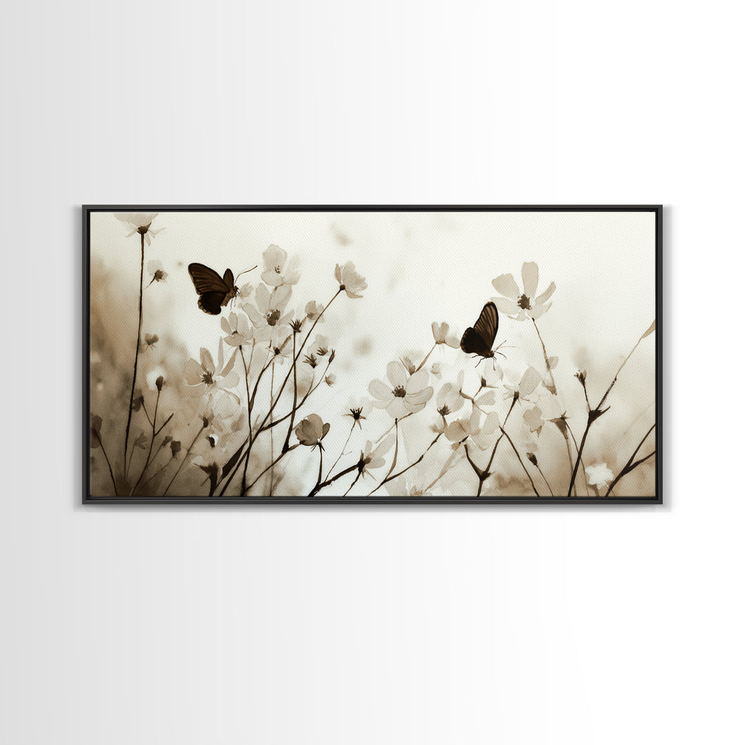 Olive Branch Still Life Framed Canvas Print, Guest Bedroom Art, Framed Wall Art, Bedroom Decor, Guest, Farmhouse Wall Decor, GBA-2x1-85