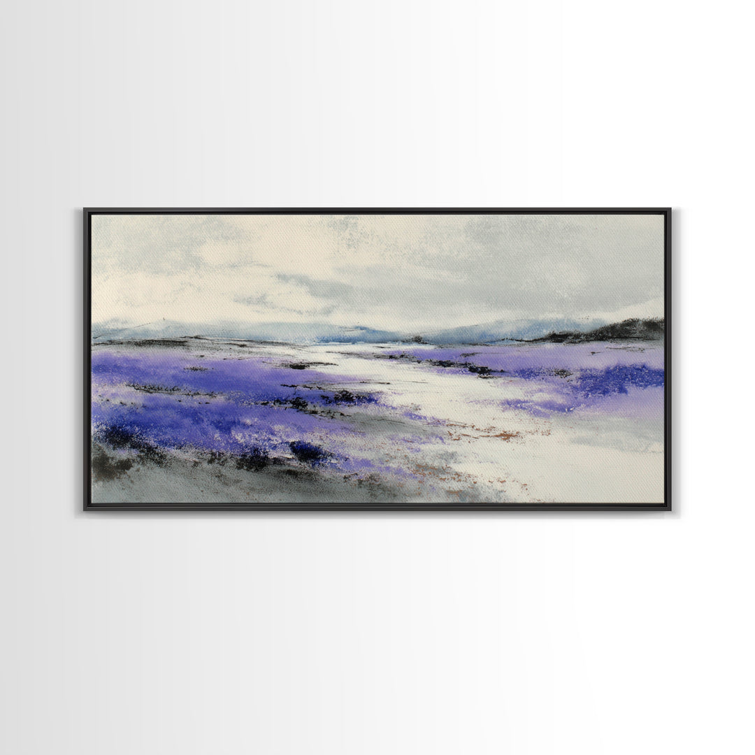 Small Bird Pair on Flowering Branch Framed Canvas Print, Guest Bedroom Art, Bedroom Wall Decor, Bedroom Decor, Fine Art, Guest, GBA-2x1-96