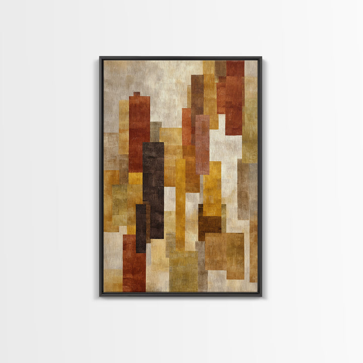 Abstract Woven Texture Framed Canvas Print, Guest Bedroom Art, Textured Painting, Bedroom Decor, Fine Art, Guest, GBA-2x3-22