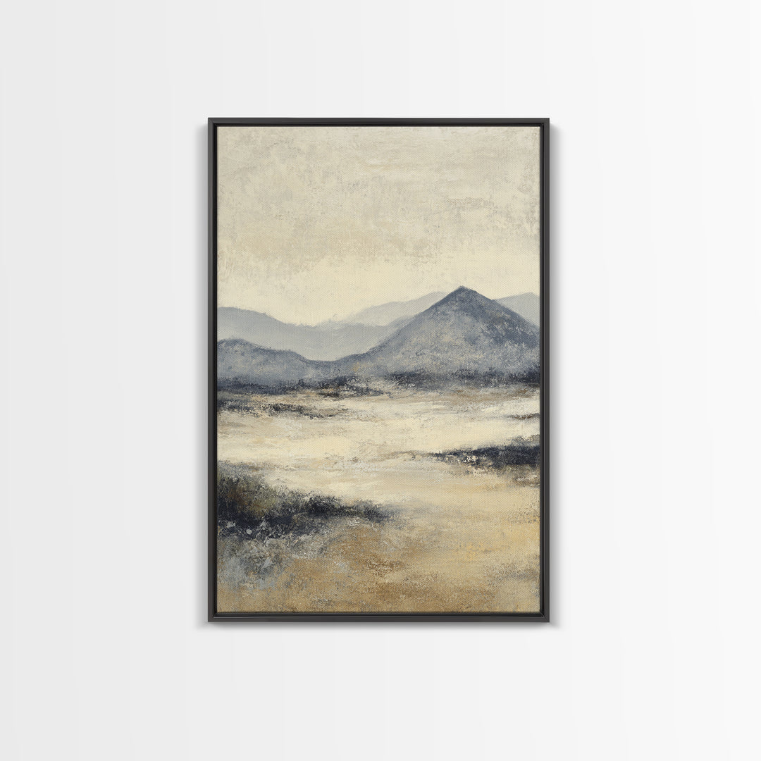 Gentle Rain over Distant Hills Canvas Print, Guest Bedroom Art, Downloadable Prints, Bedroom Decor, Fine Art, Guest, Art Print, GBA-2x3-32