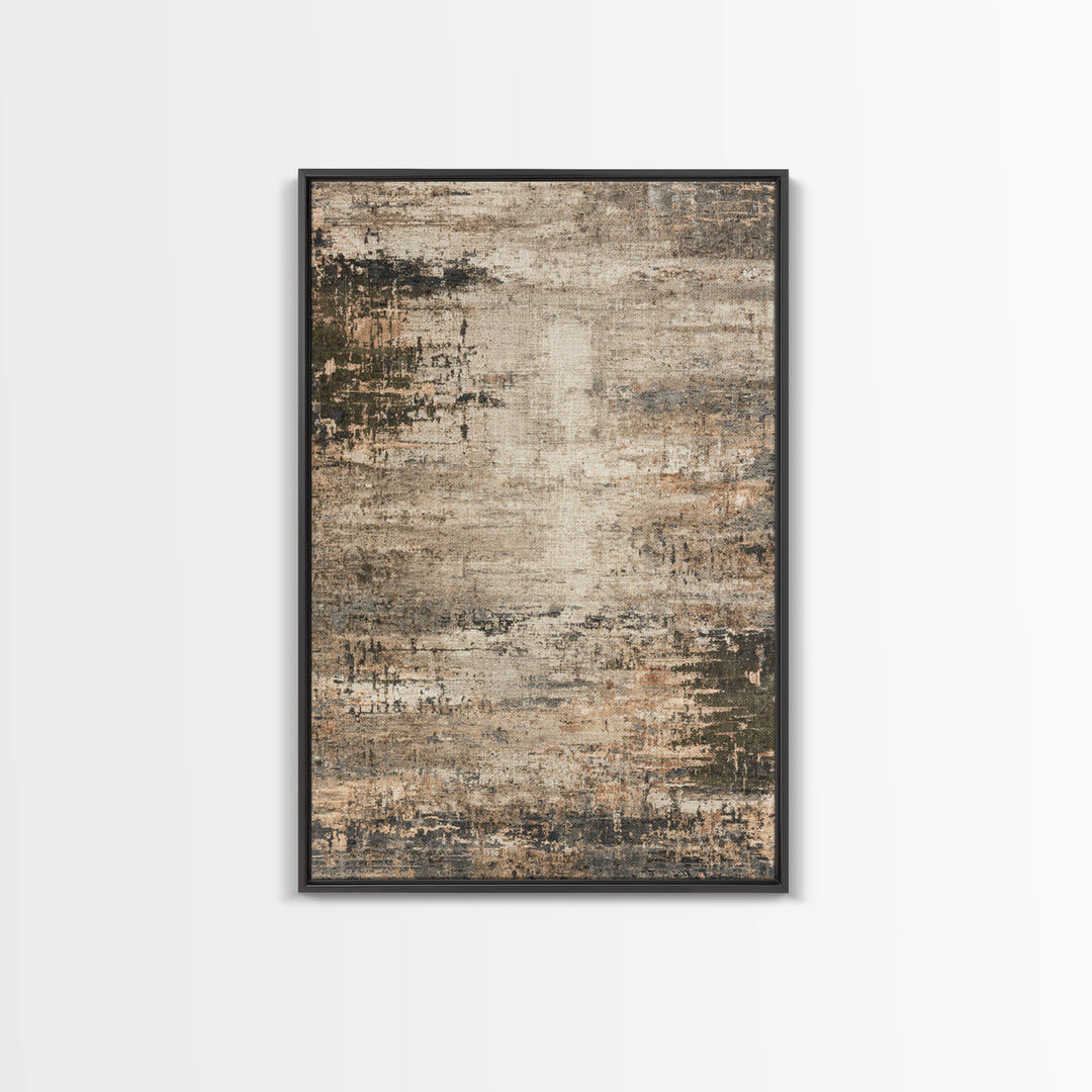 Abstract Woven Texture Framed Canvas Print, Guest Bedroom Art, Textured Painting, Bedroom Decor, Fine Art, Guest, GBA-2x3-46