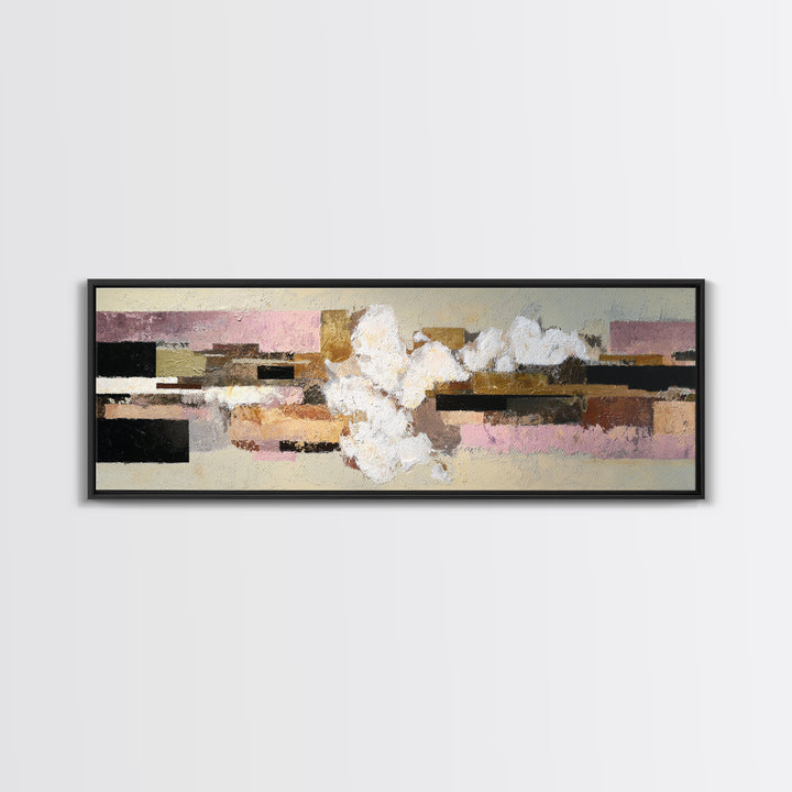 Abstract Woven Texture Canvas Print, Guest Bedroom Art, Wall Art, Bedroom Decor, Abstract Art, Guest, New Home Gift, GBA-3x1-30