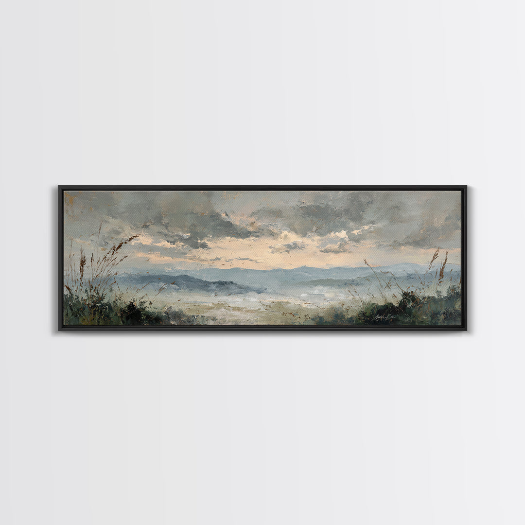 Romantic Cloudscape in Blush and Ivory Canvas Print, Guest Bedroom Art, Framed Wall Art, Bedroom Decor, Fine Art, Guest, GBA-3x1-75