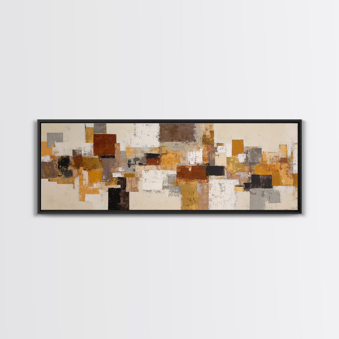 Abstract Woven Texture Canvas Print, Guest Bedroom Art, Poster, Bedroom Decor, Guest, Farmhouse Decor, Living Room Decor, GBA-3x1-78