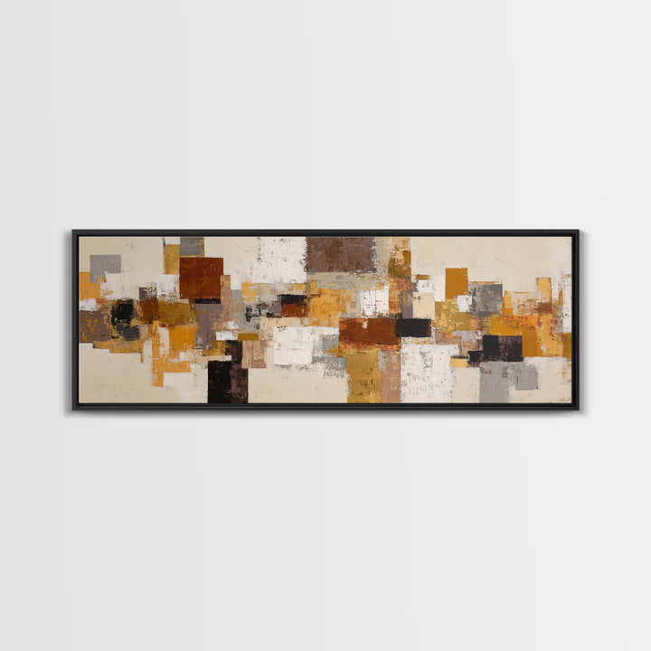 Abstract Woven Texture Canvas Print, Guest Bedroom Art, Poster, Bedroom Decor, Guest, Farmhouse Decor, Living Room Decor, GBA-3x1-78