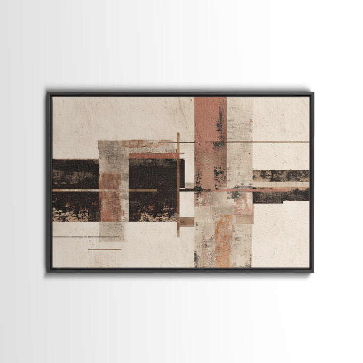 Abstract Woven Texture Framed Canvas Print, Guest Bedroom Art, Bedroom Wall Art, Bedroom Decor, Abstract Art, Guest, GBA-3x2-90