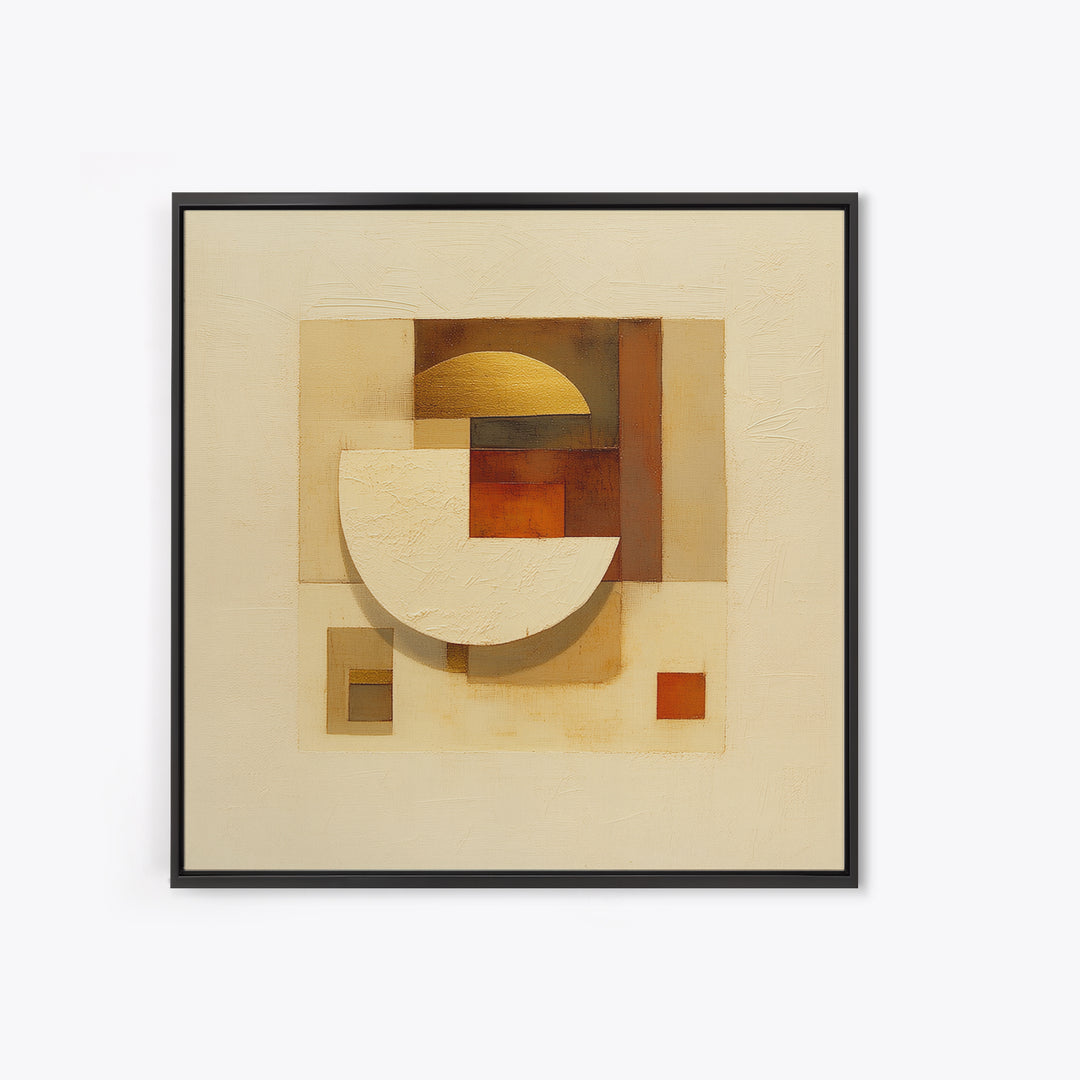 Earthy Plaster Texture Abstract Canvas Print, General Fine Art, Canvas, Living Room Decor, Abstract Art, Canvas Art, GEN-1x1-15
