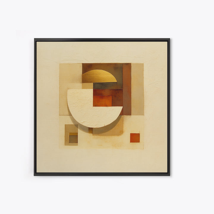 Earthy Plaster Texture Abstract Canvas Print, General Fine Art, Canvas, Living Room Decor, Abstract Art, Canvas Art, GEN-1x1-15