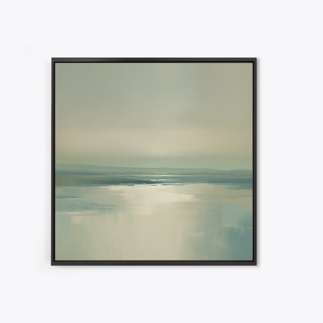 Quiet Abstract Landscape Canvas Print, General Fine Art, Room Decor, Living Room Decor, Fine Art, Digital Prints, GEN-1x1-25