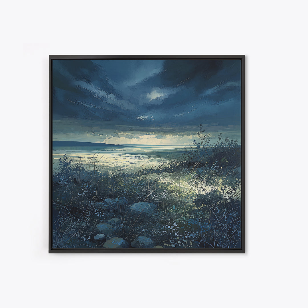Quiet Abstract Landscape Canvas Print, General Fine Art, Room Decor, Living Room Decor, Fine Art, Digital Prints, GEN-1x1-49