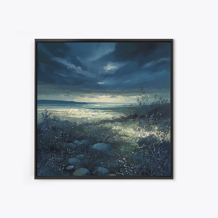 Quiet Abstract Landscape Canvas Print, General Fine Art, Room Decor, Living Room Decor, Fine Art, Digital Prints, GEN-1x1-49