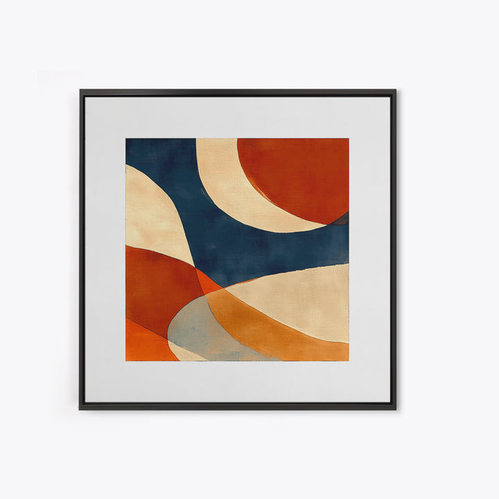 Warm Terracotta Abstract Canvas Print, General Fine Art, Bedroom Decor, Living Room Decor, Abstract Art, Minimalist Decor, GEN-1x1-54
