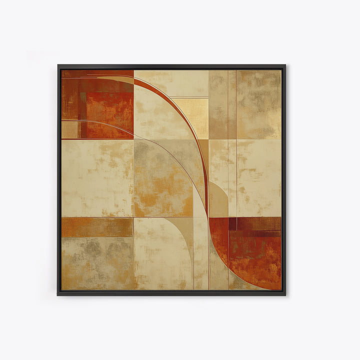 Earthy Plaster Texture Abstract Canvas Print, General Fine Art, Luxury Decor, Living Room Decor, Abstract Art, GEN-1x1-87