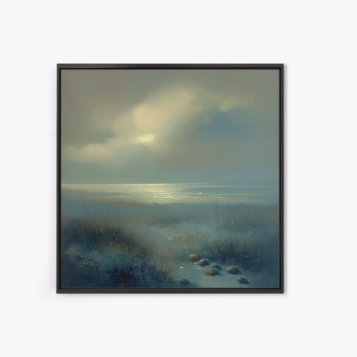 Quiet Abstract Landscape Canvas Print, General Fine Art, Decor, Living Room Decor, Fine Art, Digital Wall Art, GEN-1x1-97