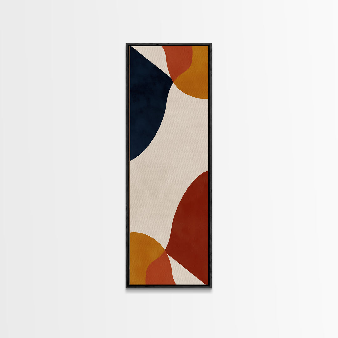 Warm Terracotta Abstract Canvas Print, General Fine Art, Neutral Decor, Living Room Decor, Fine Art, Home Decor, GEN-1x3-42