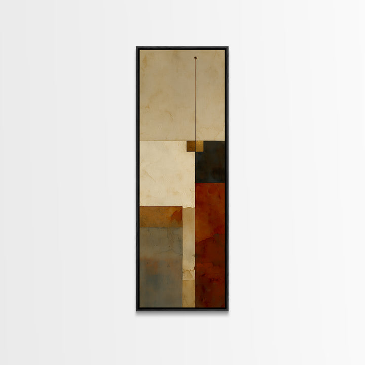 Modern Geometric Composition Canvas Print, General Fine Art, Room Decor, Living Room Decor, Abstract Art, Digital Prints, GEN-1x3-94