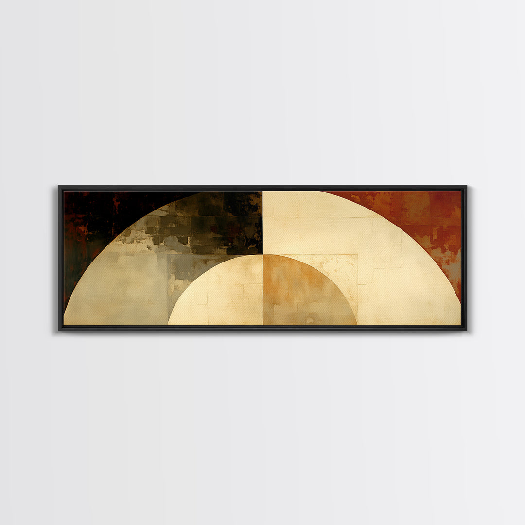 Monochrome Architectural Arch Composition Framed Canvas Print, General Fine Art, Bedroom Decor, Living Room Decor, Oil Painting, GEN-3x1-28