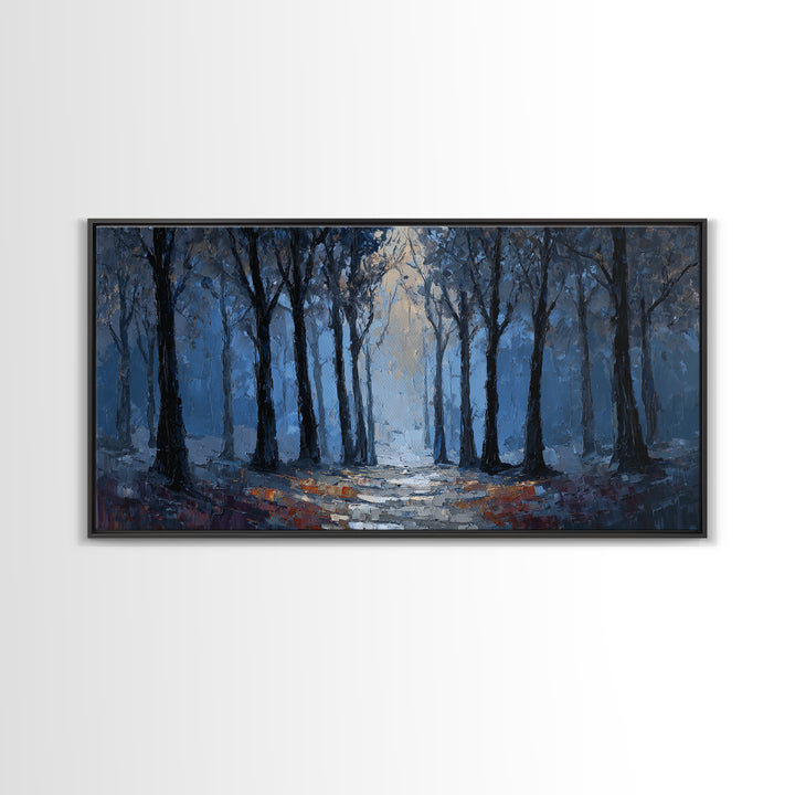 Haunted Forest Path Canvas Print, Gothic Art, Art Prints, Living Room Decor, Gothic, Dark Academia Decor, Whimsigoth Decor, GOT-2x1-39