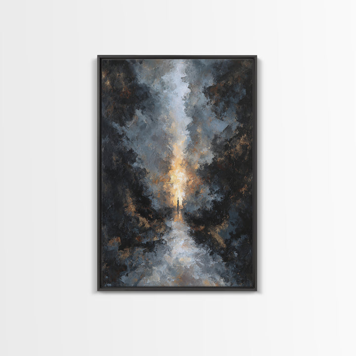 Haunted Forest Path Framed Canvas Print, Gothic Art, Gothic, Living Room Decor, Fine Art, Gothic, Moody Wall Art, Halloween Art, GOT-2x3-75