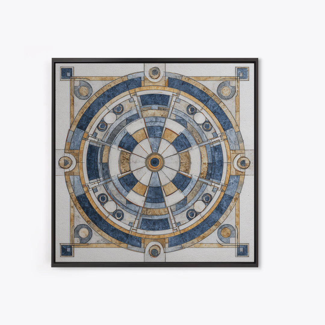 Dartboard Bullseye with Dynamic Motion Framed Canvas Print, Game Room Art, Modern Decor, Game Room Decor, Fine Art, Play, GRA-1x1-80