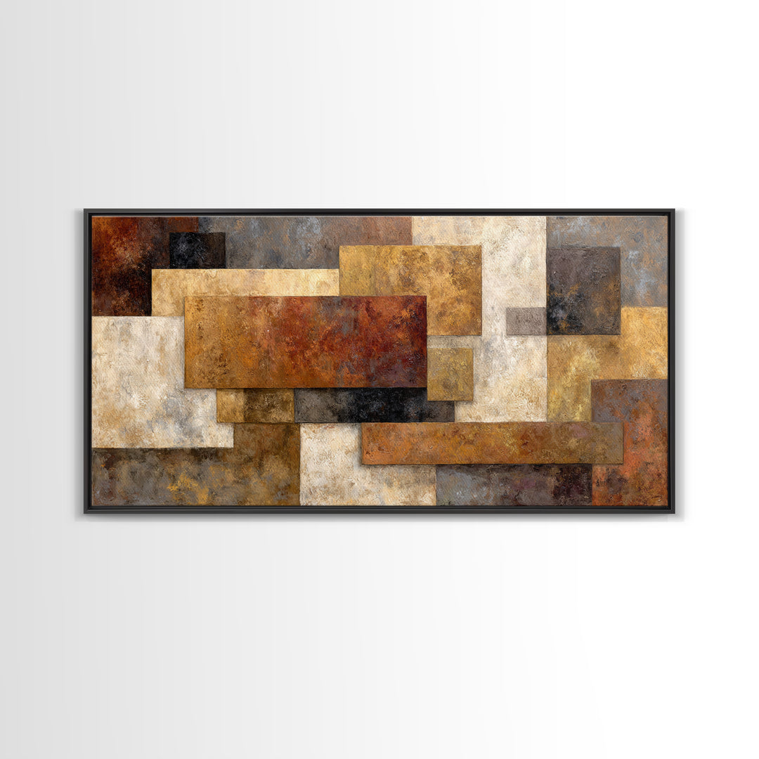Domino Tiles Arranged Framed Canvas Print, Game Room Art, Art Print, Game Room Decor, Abstract Art, Play, Canvas Art, GRA-2x1-12