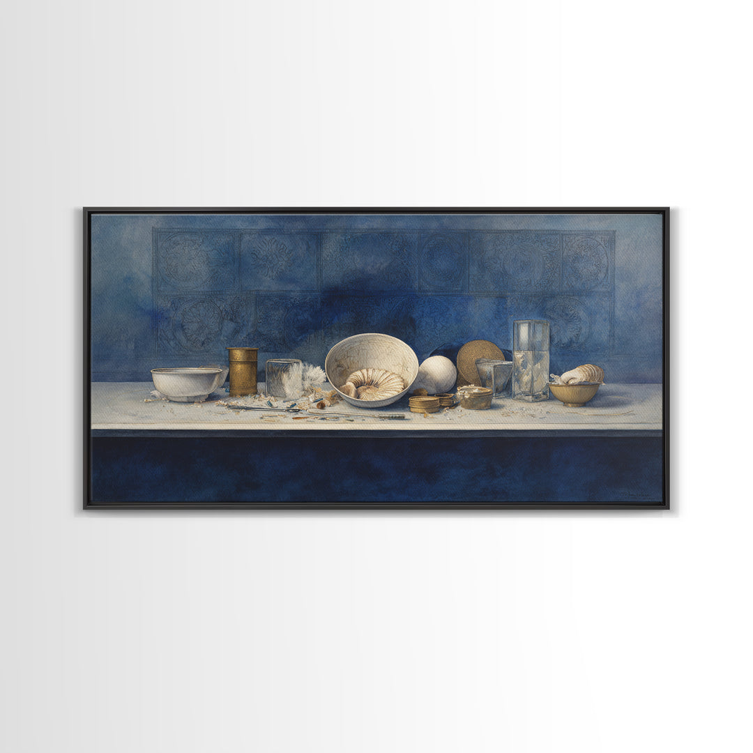 Blackjack Table Still Life Without Words Canvas Print, Game Room Art, Canvas Art, Game Room Decor, Play, Living Room Art, GRA-2x1-64