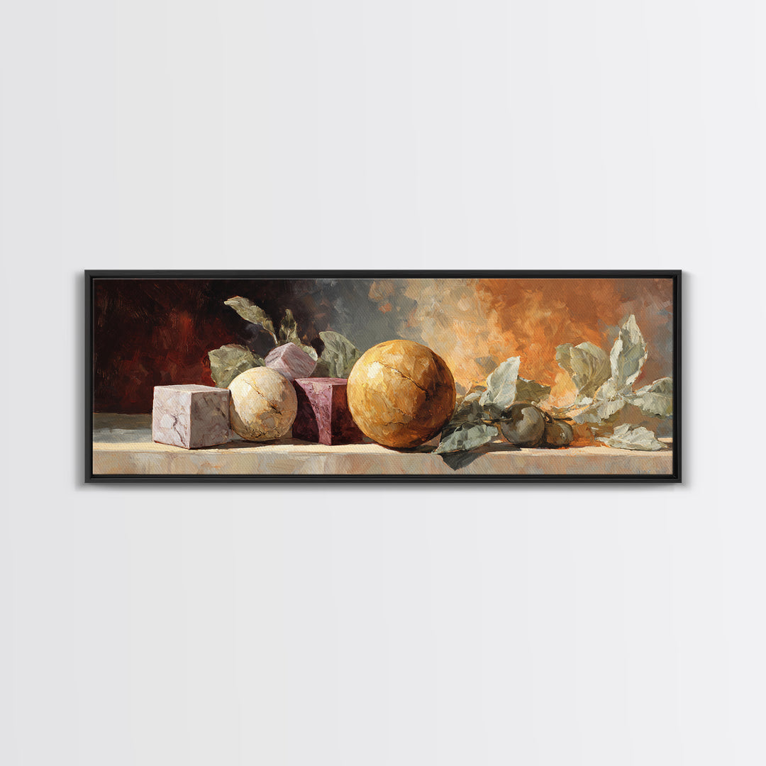 Tabletop Dice Rolling Through Dramatic Light Framed Canvas Print, Game Room Art, Pop Art, Game Room Decor, Fine Art, Play, GRA-3x1-57
