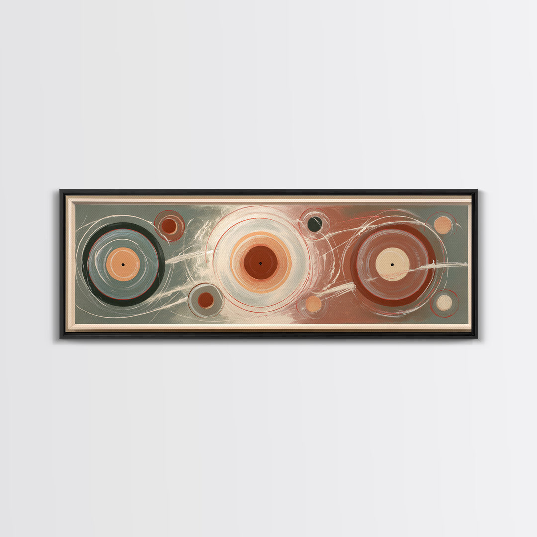 Air Hockey Puck Framed Canvas Print, Game Room Art, Bedroom Wall Art, Game Room Decor, Fine Art, Play, Girly Wall Art, GRA-3x1-82