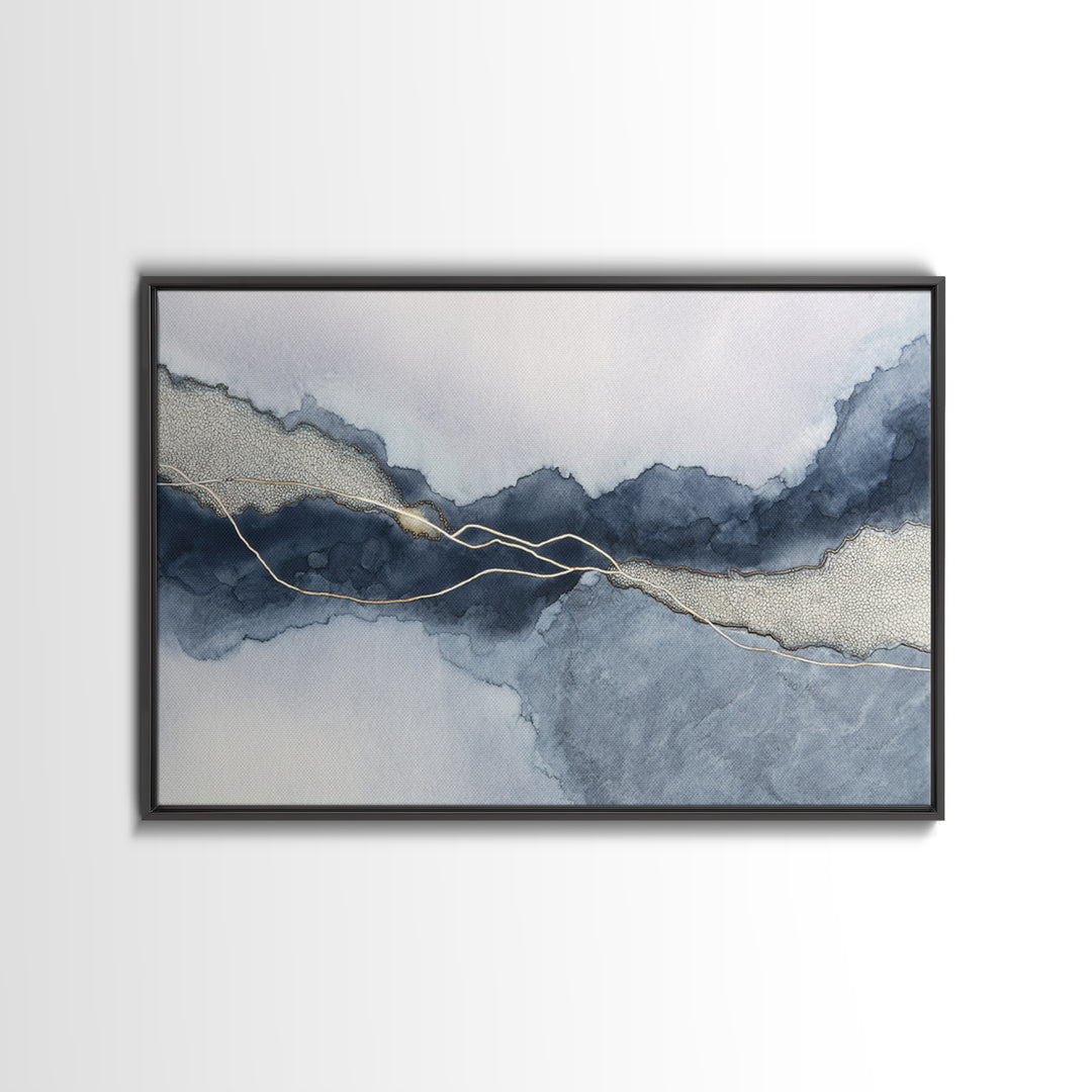 Controller Cable Forming a Playful Line Drawing Framed Canvas Print, Game Room Art, Living Room Art, Game Room Decor, Play, GRA-3x2-27