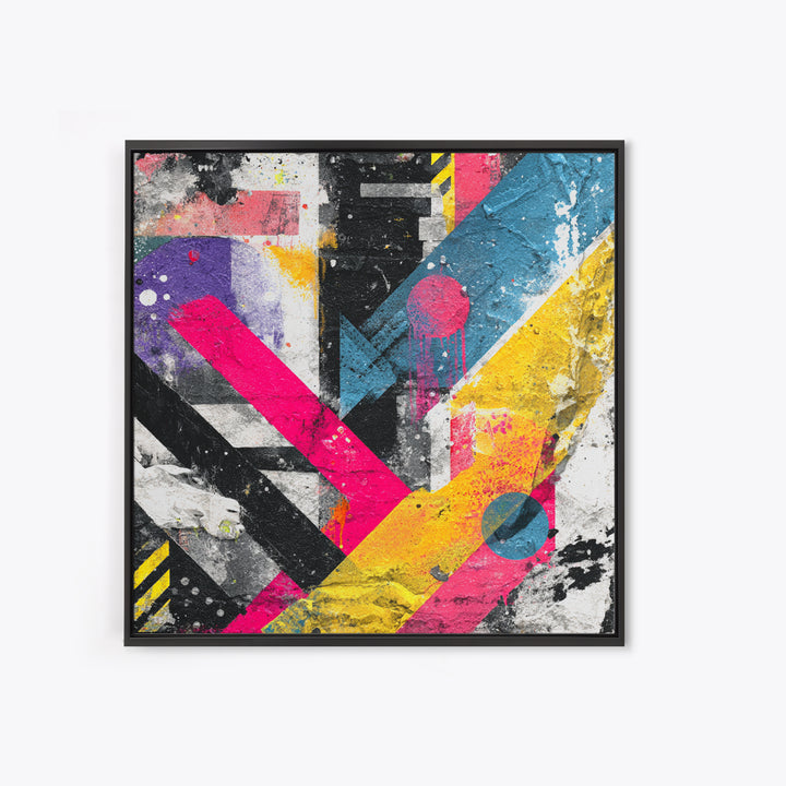 Wildstyle Arrows and Loops as Abstraction Canvas Print, Graffiti Art, Original Art, Living Room Decor, Abstract Art, Street, GRF-1x1-15