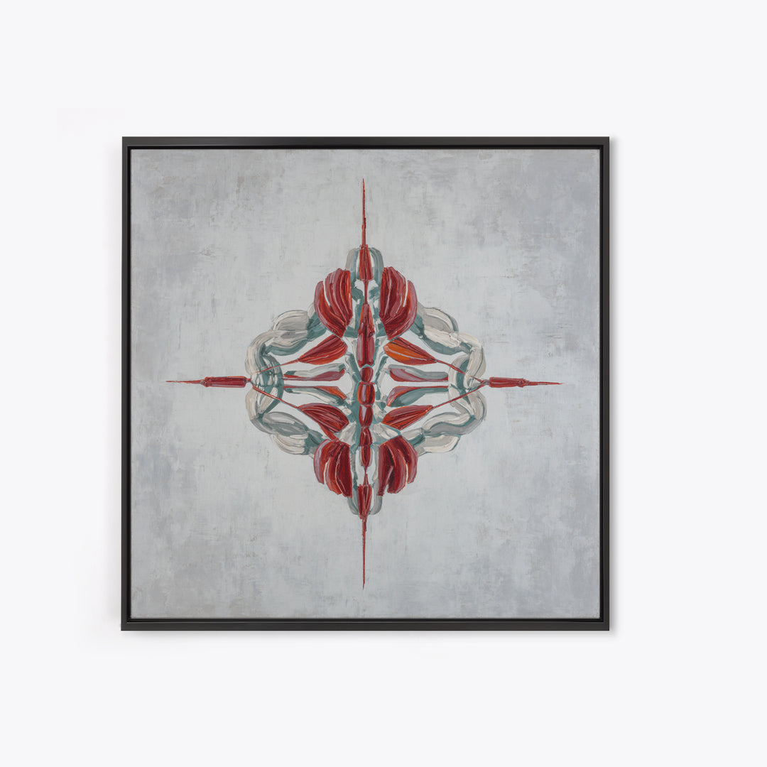Abstract Muscle Anatomy Framed Canvas Print, Gym Art, Fine Art Print, Gym Decor, Abstract Art, Strength, Wall Decor, GYM-1x1-80