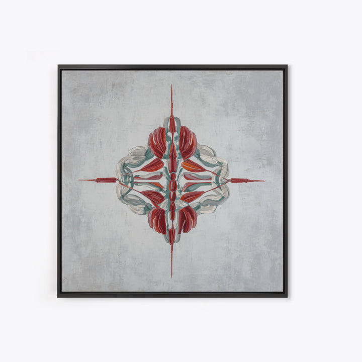 Abstract Muscle Anatomy Framed Canvas Print, Gym Art, Fine Art Print, Gym Decor, Abstract Art, Strength, Wall Decor, GYM-1x1-80