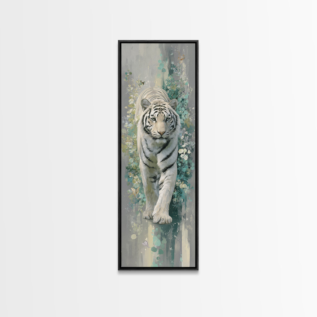 Tiger Representing Strength and Focus Canvas Print, Gym Art, Fine Art Print, Gym Decor, Fine Art, Strength, Wall Decor, GYM-1x3-5