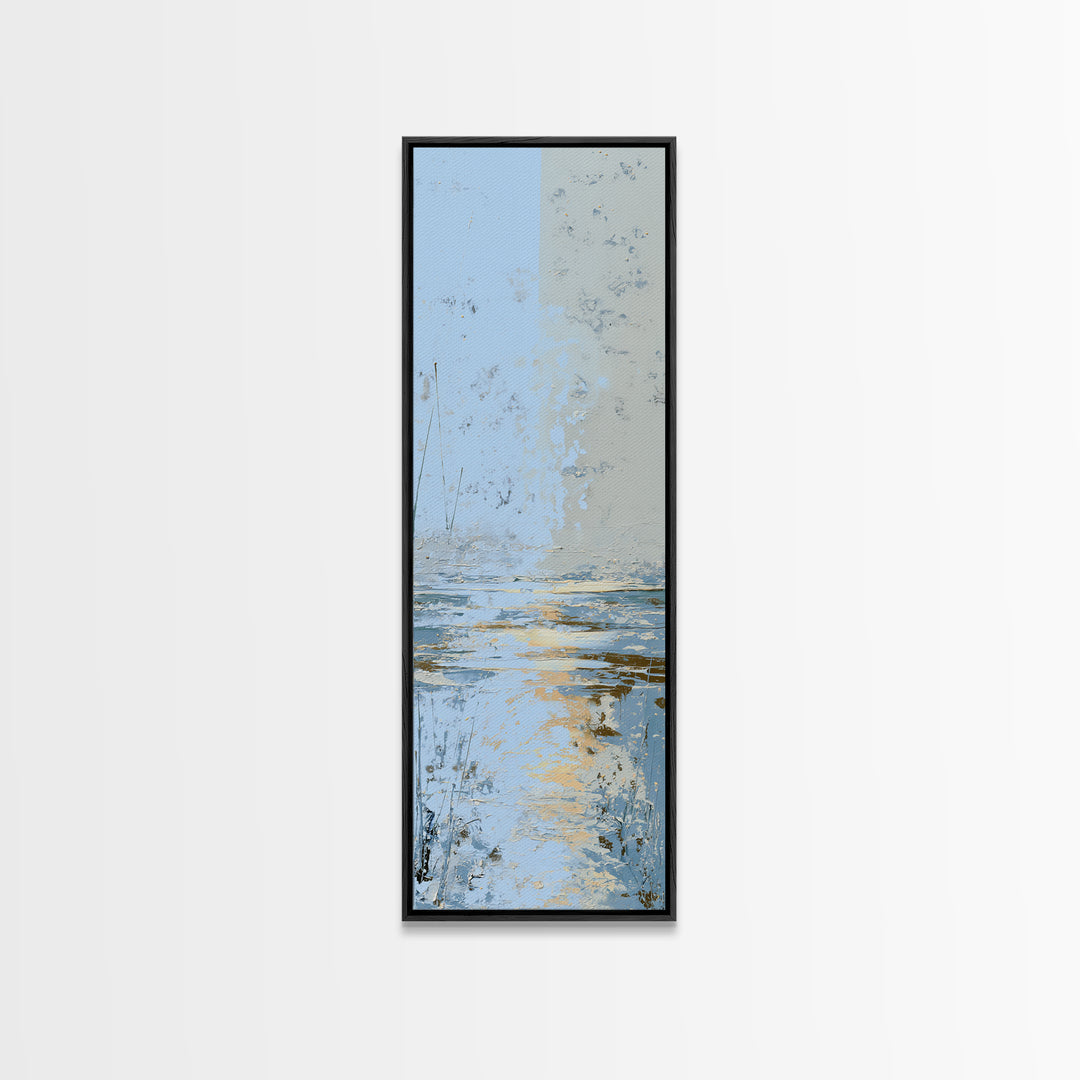 Sprinter Exploding from Starting Blocks Canvas Print, Gym Art, Speakeasy Art, Gym Decor, Oil Painting, Strength, GYM-1x3-63
