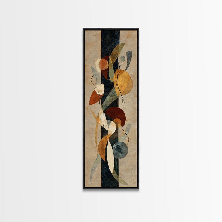 Martial Artist Kick Painted Framed Canvas Print, Gym Art, Gallery Decor, Gym Decor, Fine Art, Strength, Wall Art, Home Decor, GYM-1x3-71