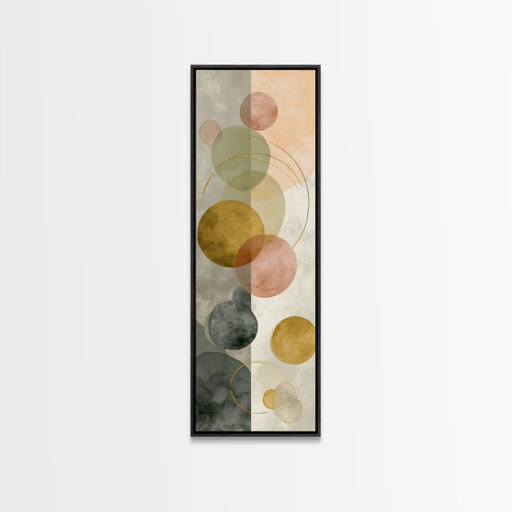 Jump Rope Motion Forming Circular Energy Lines Canvas Print, Gym Art, Framed Canvas, Gym Decor, Abstract Art, Strength, GYM-1x3-89