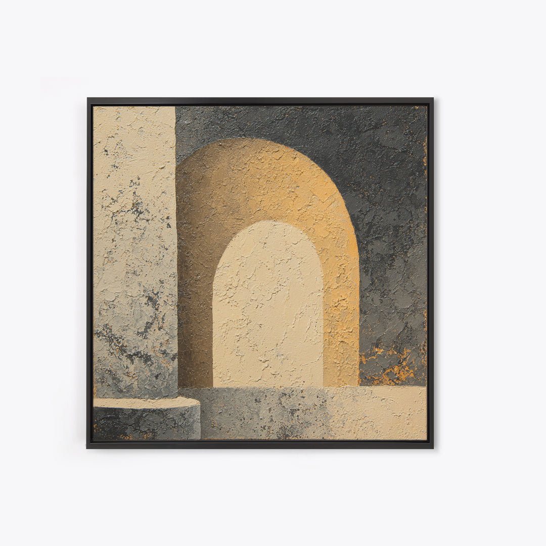 Sophisticated Neutral Abstract Canvas Print, Hotel Art, Room Decor, Hotel Decor, Abstract Art, Boutique, Hazbin Hotel, HOT-1x1-49